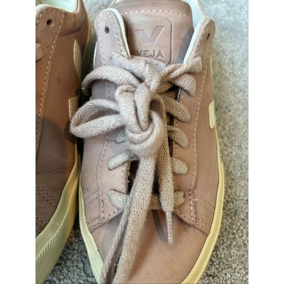 Veja Campo Chromefree Leather Babe / White, Sz 5, $168 - Picture 6 of 10